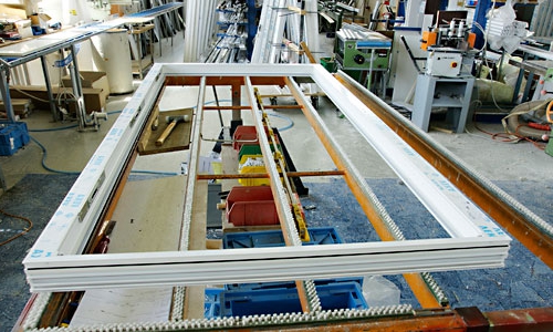 double-glazed window machine