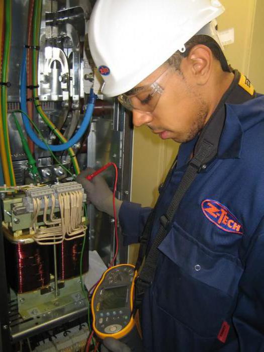 rules and safety measures for the operation of electrical installations