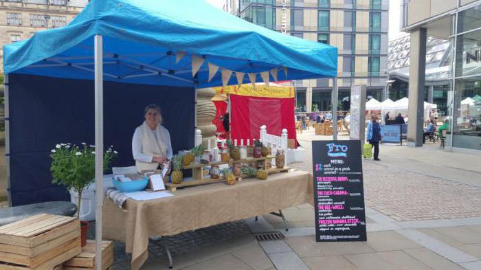 tables for street trading