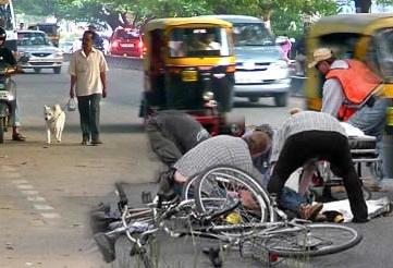 place of traffic accident