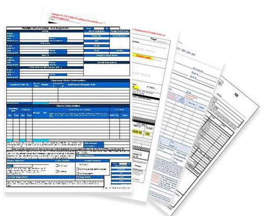 varieties of bill of lading
