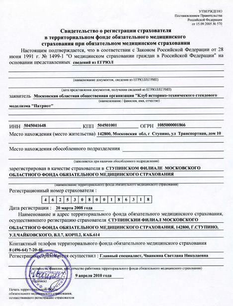  registration of the charter of a non-profit organization