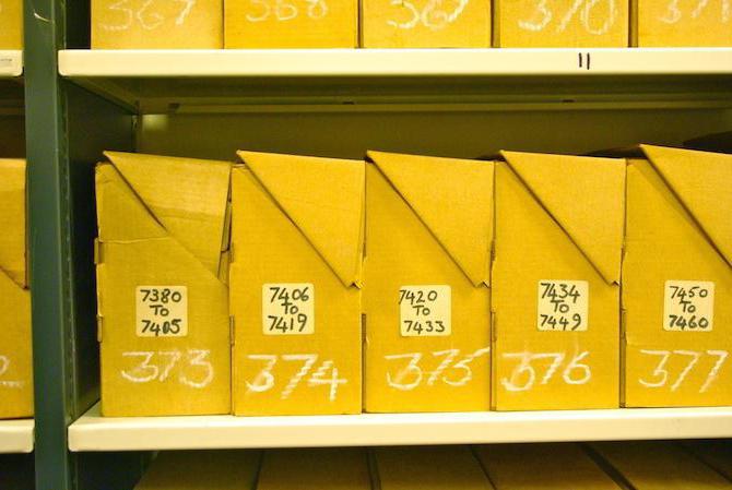 stamps of secrecy of documents