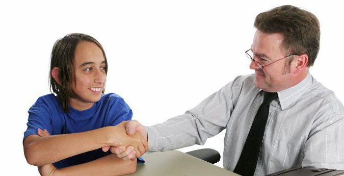 conclusion of an employment contract with a minor of 14 years