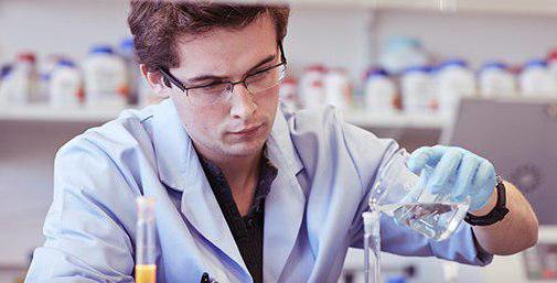 examination in the forensic chemical department of forensic medical examination