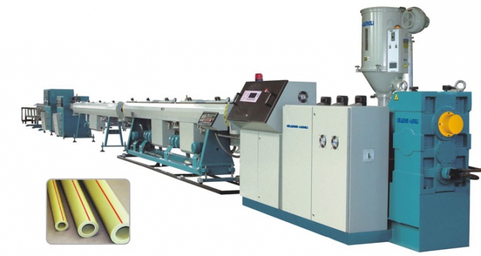machine for the production of polypropylene pipes