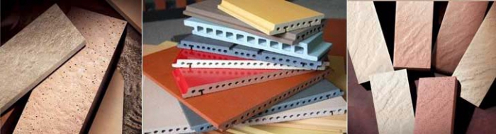 equipment for the production of facade tiles