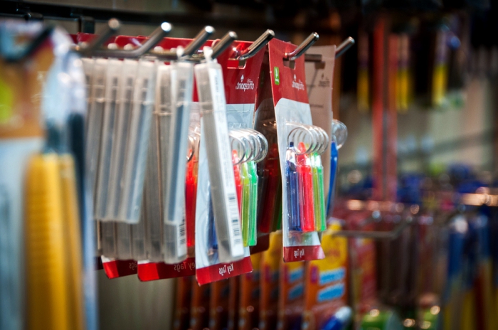 stationery store advertising