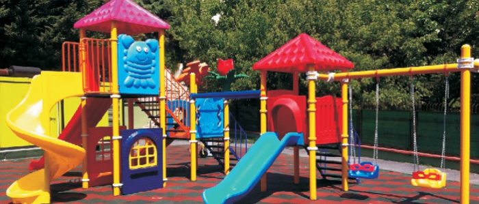 equipment for the production of playgrounds