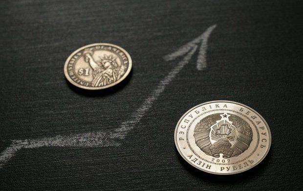 trading results at the Belarusian currency stock exchange