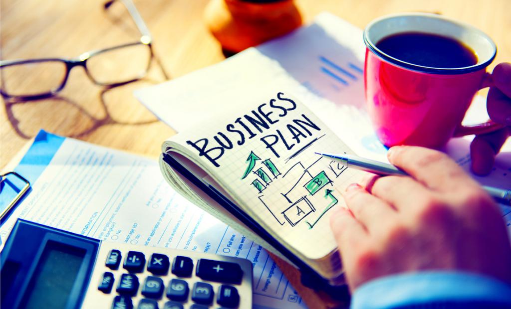 calculator and notepad