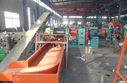 necessary equipment for the production of rubber crumb