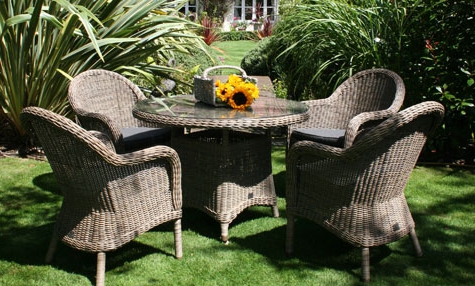 faux rattan furniture