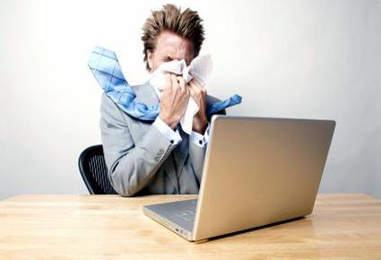 employee fell ill while on vacation