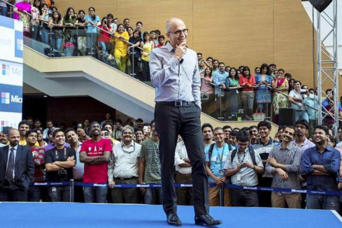 american businessman satya put on