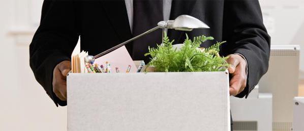 Dismissal of a part-time job.