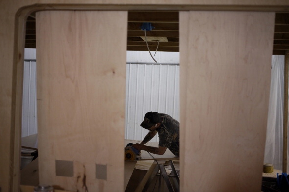 Production of wooden lining