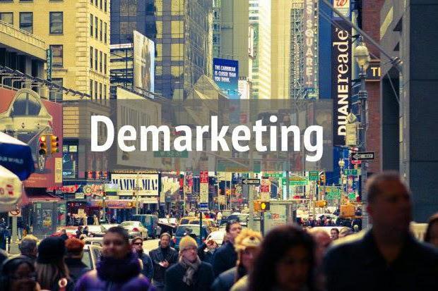 demarketing is
