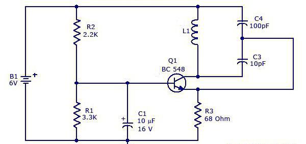 do-it-yourself hidden wiring detector circuit