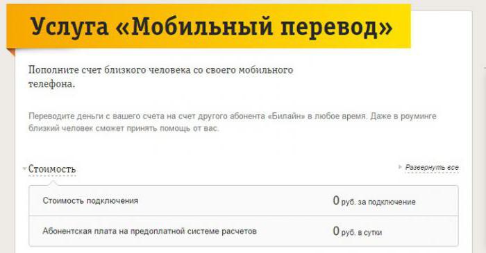 how to transfer money from beeline to pay