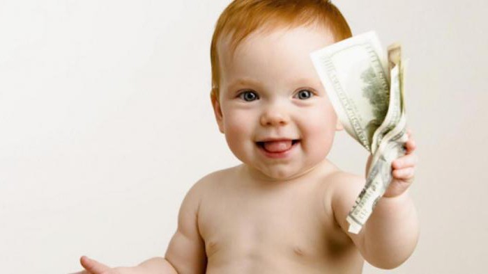 what payments are due at the birth of a third child