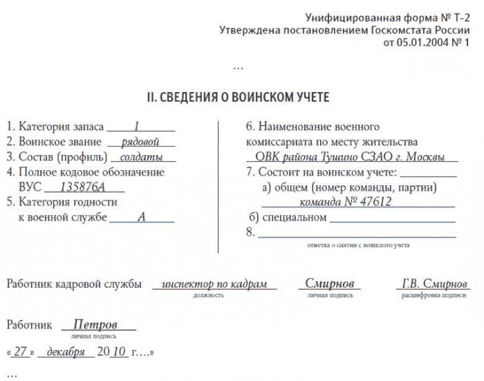 military registration