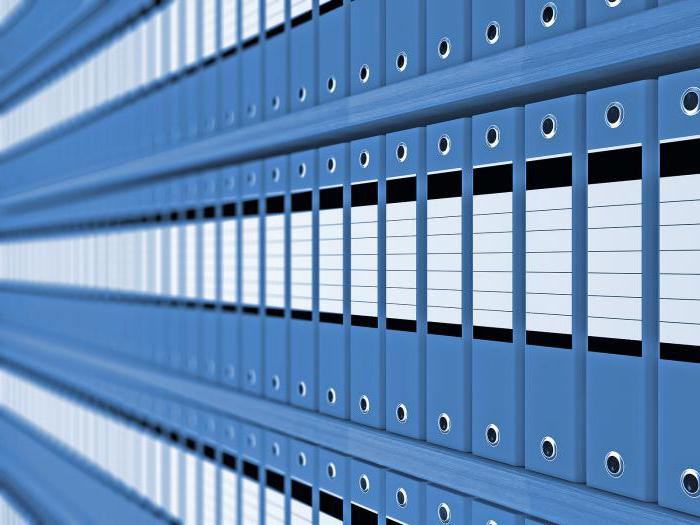 archival storage of documents