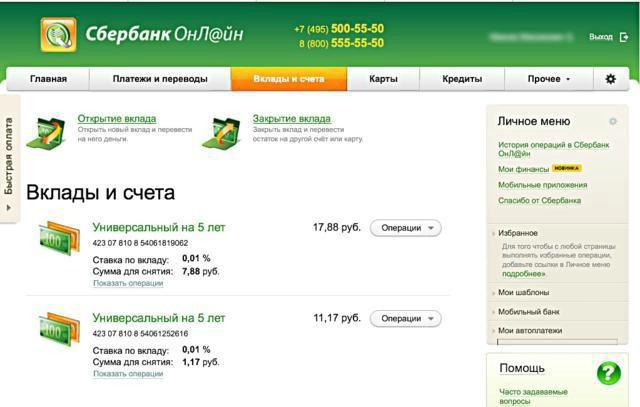 close an account with a savings bank