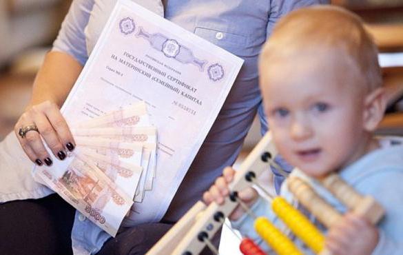 maternity capital for a second child