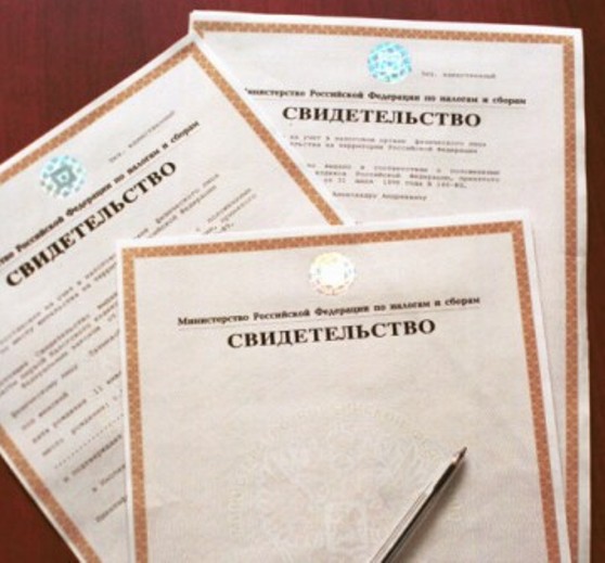 Copies of TIN certificates