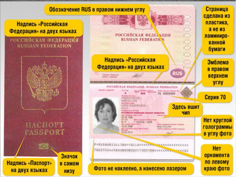 What does a biometric passport look like
