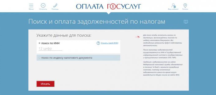 Checking and paying a fine for the payment of public services