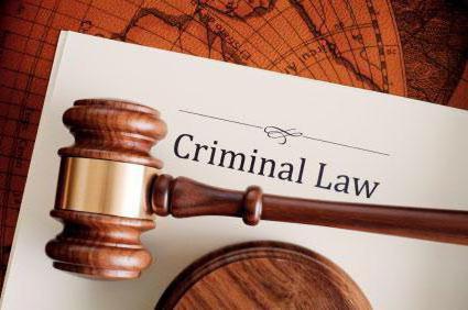 criminal law concept