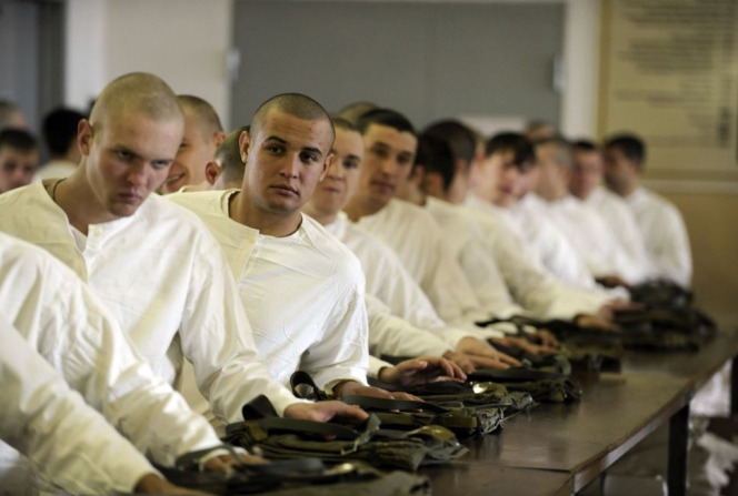 initial military registration is carried out