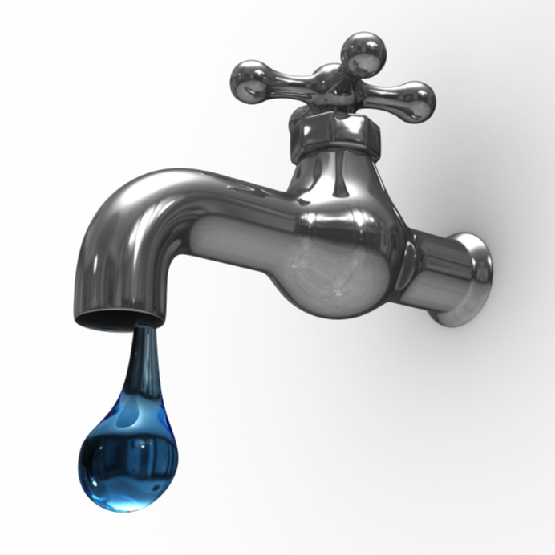 how to pay for cold water on the counter in a private house