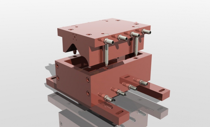 Sand and polymer paving slabs