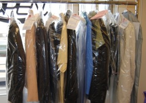 how to open dry cleaning clothes