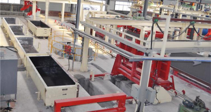 Equipment for the manufacture of heat blocks