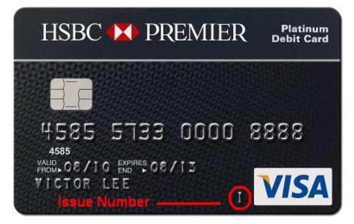 is the card issue number