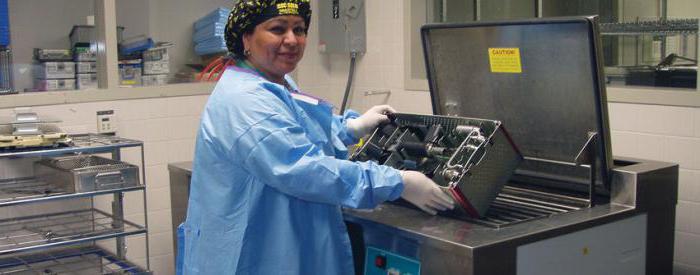 pre-sterilization cleaning of products