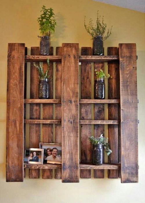 production of furniture from pallets