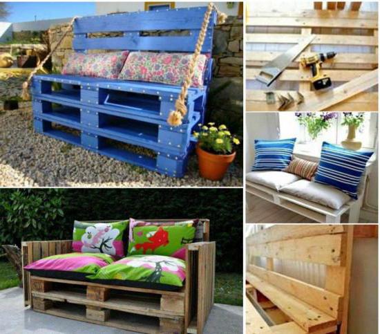 do-it-yourself furniture from pallets