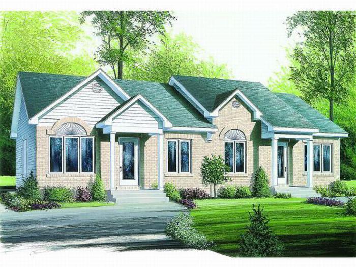 layout of the house for 2 owners