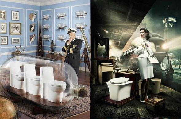 plumbing advertising on banners