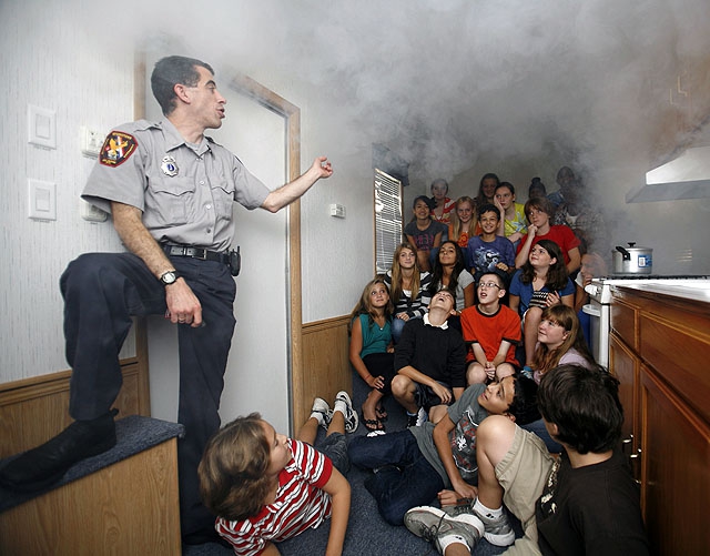 fire safety instruction at school