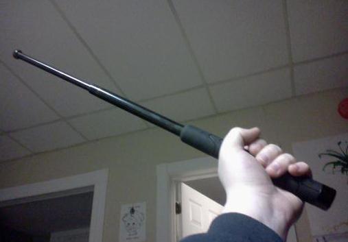 telescopic spring baton