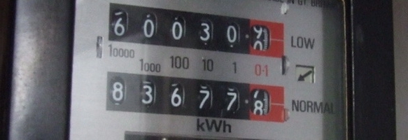 how to take readings from an electric meter