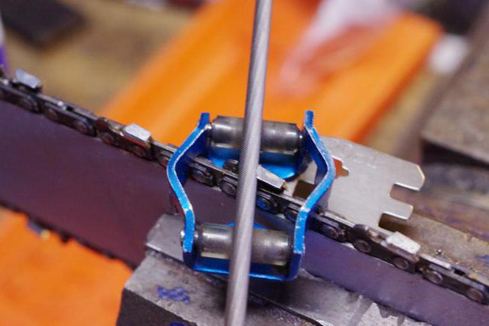 Chainsaw sharpening machines