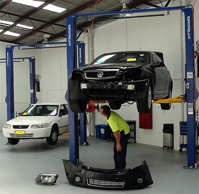 forensic examination of a car