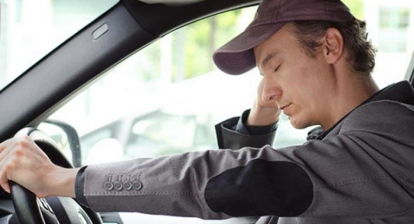 car parking on the sidewalk
